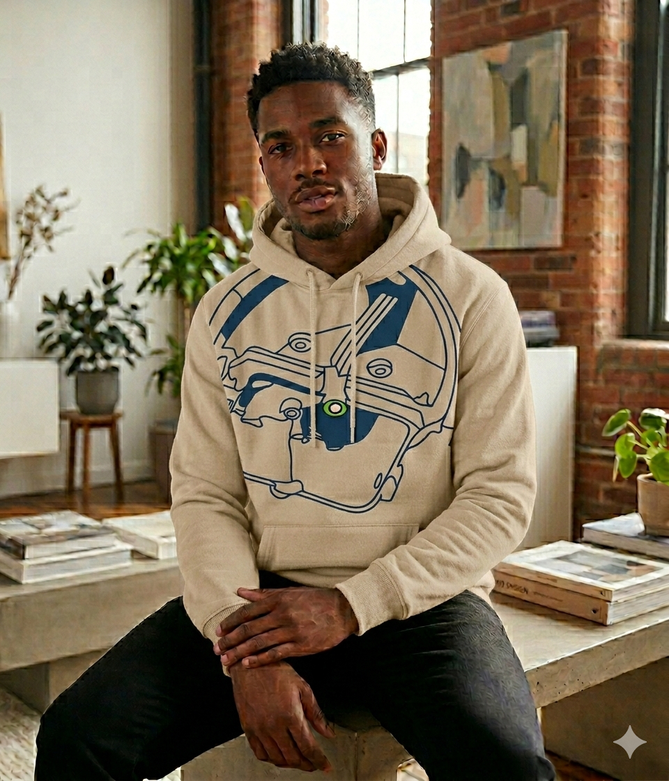 Fresh outside Big Face Hoodies